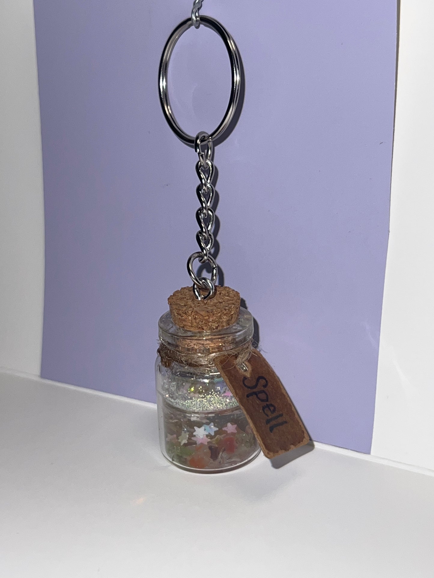 Mini Spell bottle keychain